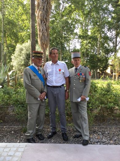 Colonel Andarelli et le General Bernard Josz